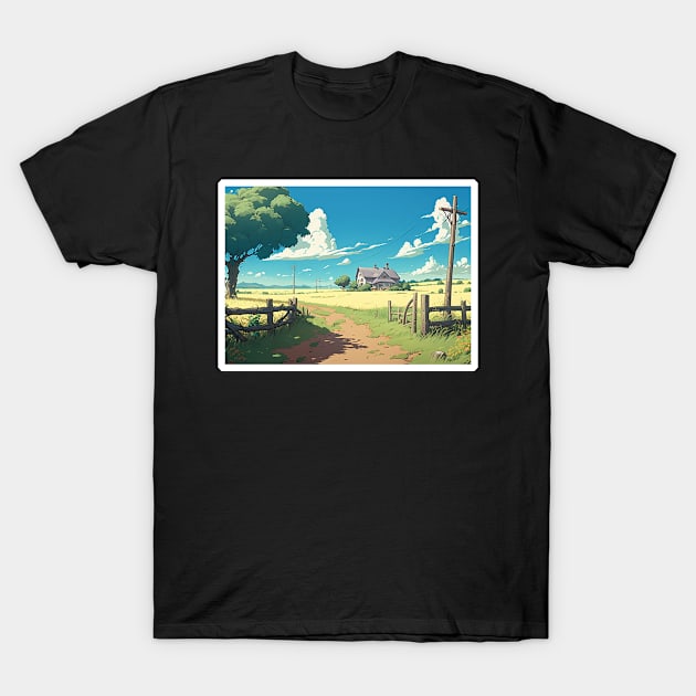 Farmhouse - Postcard Series T-Shirt by SLMGames